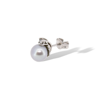 Earrings Idee Preziose dal 1987 Woman in White Gold Perla 0.10 Ct IP.OK18B/10P - IP.OK18B/10P
